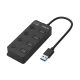Onten OTN-5302 4-Port USB 2.0 Hub with Switch